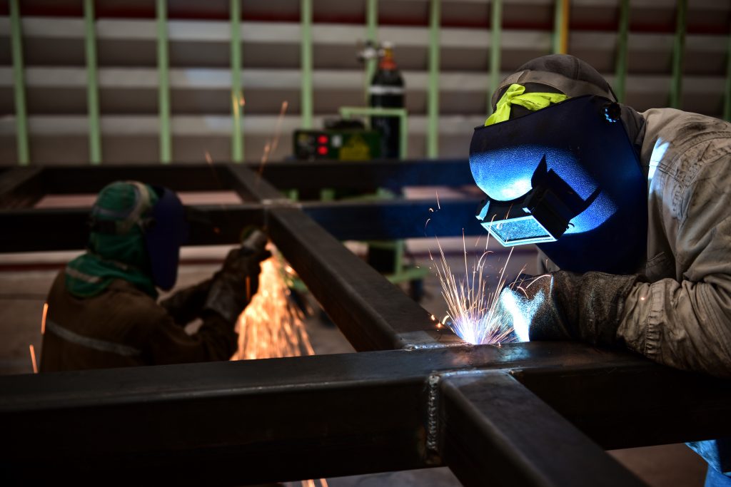 Radius Steel Designs arc welding